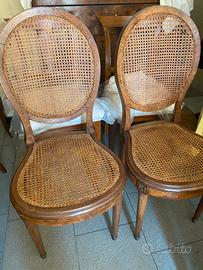 Coppia antiche sedie francesi