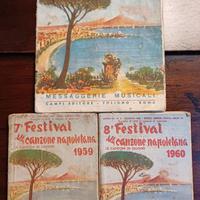 FESTIVAL della canzone napoletana, 1958-59-60.