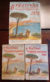 FESTIVAL della canzone napoletana, 1958-59-60.