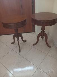 coppia di comodini tondi