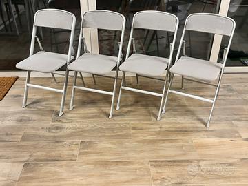 Sedie Calligaris pieghevoli Alu