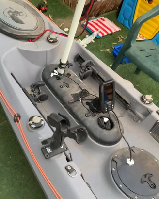 Kayak pesca super accessoriato
