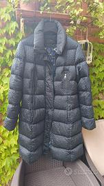 Piumino lungo Violanti vintage blu notte