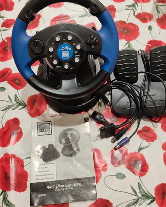 Pedaliera e volante Speedlink 4 in 1