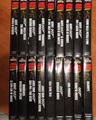 Raccolta videocassette VHS James Bond 007