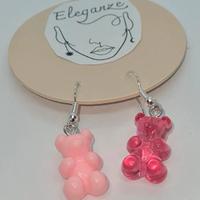 Orecchini orsetti rosa teddy bear