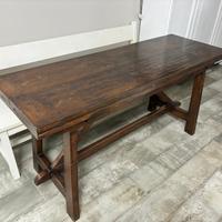 Tavolo legno africano e panche