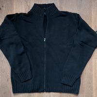 Maglia lana full zip