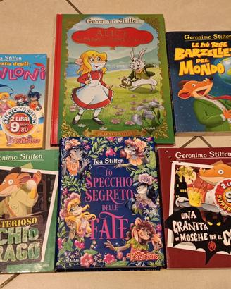 Geronimo Stilton lotto 6 libri per bambini