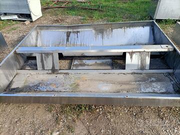 Cappa aspirante professionale in acciaio inox