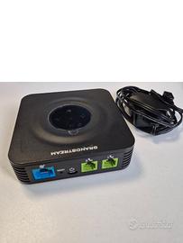 Adattatore VoIP Grandstream HT802, come da foto.