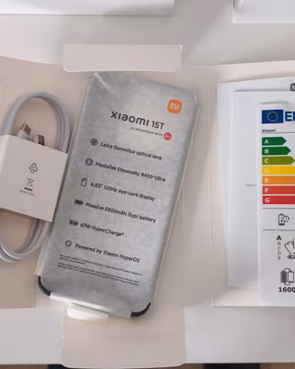SCATOLA E ACCESSORI ORIGINALI Xiaomi 15T