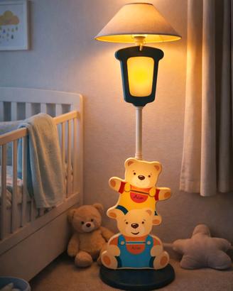 Lampada cameretta design vintage Azur – effetto lu