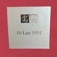 Lingottino 10 lire 1951 Editalia