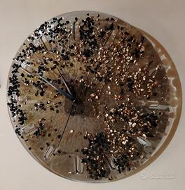 Orologio da parete in resina epossidica 