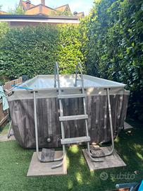 Piscina Bestway  Power Steel 412X201X122