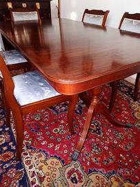 Tavolo inglese in mogano, allungabile. Perfetto.