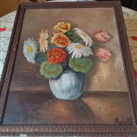 Quadro con vaso di fiori 