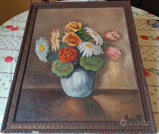 Quadro con vaso di fiori 