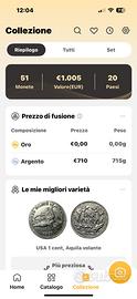 Collezione monete in argento