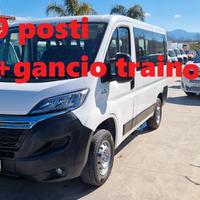 Fiat Ducato 9 POSTI 2.2 MJT 140 CV GANCIO TRAINO