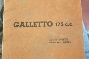 Libretto uso e manutenzione Galletto 175 cc