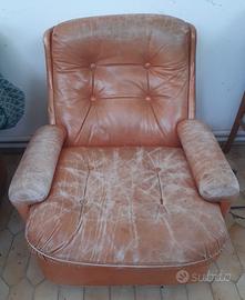 Poltrone in pelle vintage