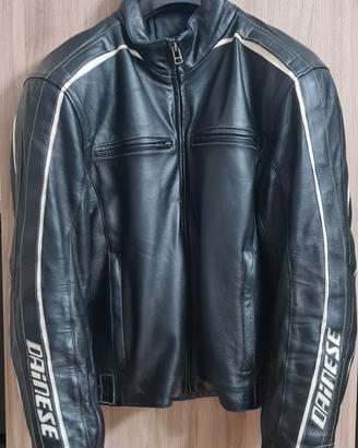 Giacca da moto Dainese in pelle nera