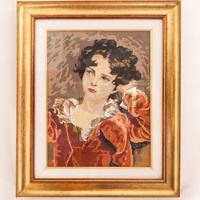 Quadro ricamo Sir Thomas Lawrence