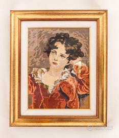 Quadro ricamo Sir Thomas Lawrence