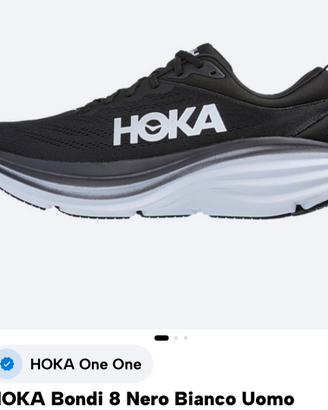 HOKA - BONDI 8 1123202 / BWHT man