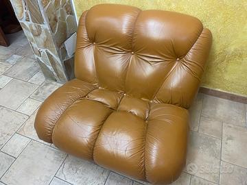 Poltrone anni 80 vera pelle