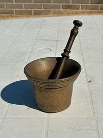 Mortaio di bronzo da collezione
