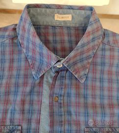 camicia a quadri uomo taglia S 