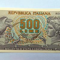 Banconota 500 LIRE Repubblica Italiana 20.10.1967