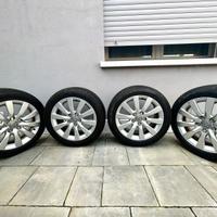 Cerchi 17 originali Audi + gomme invernali Dunlop