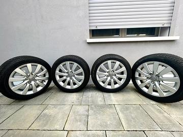 Cerchi 17 originali Audi + gomme invernali Dunlop