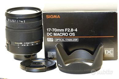 Obiettivo Sigma 17-70 per Pentax + Omaggio