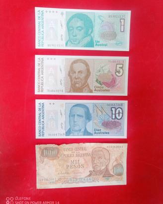 Banconote Argentina