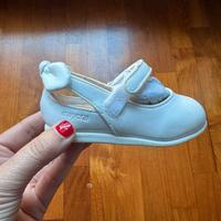 Scarpe cerimonia Mayoral bianche neonata n. 21