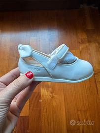 Scarpe cerimonia Mayoral bianche neonata n. 21