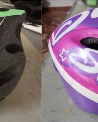 2 Caschi MVTEK per bambini bici pattini MTB