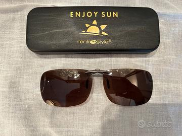 CLIP-ON LENTI  DA SOLE POLARIZZ.  ENJOY SUN