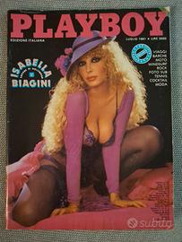 PLAYBOY Luglio 1981 Isabella Biagini 