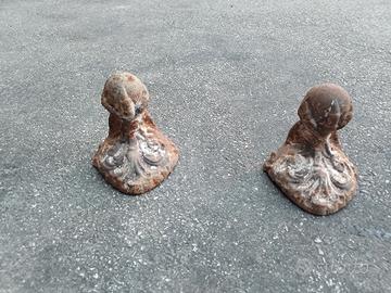 4 piedi vasca in ghisa antichi
