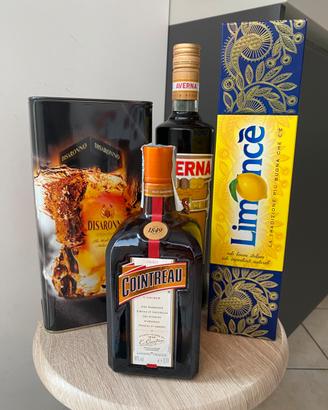 Bottiglie liquore integre varie etichette