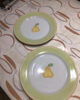 2 piatti di portata in porcellana modelia