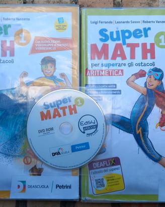 SUPER MATH 1 aritm. + geom. + DVD Rom DEASCUOLA