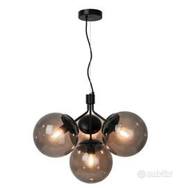 Nordlux Ivona lampada a sospensione, colore fumo