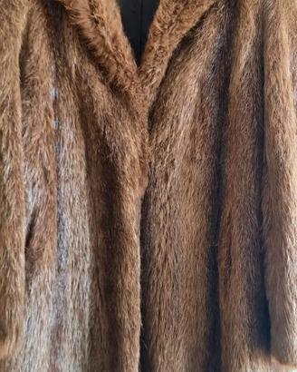 Giaccone opossum Pellicceria Trifari vintage